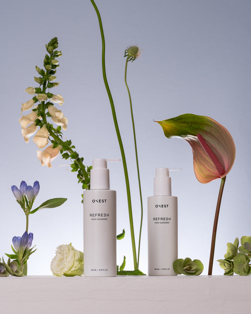 ONEST Refresh Face Cleanser - a tři pilíře našich receptur: přírodní, účinné, udržitelné
